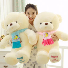 Load image into Gallery viewer, Plush Teddy Bear With Scarf