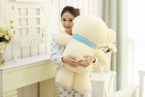 Plush Teddy Bear With Scarf