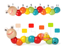 Load image into Gallery viewer, Wooden Worm Puzzle