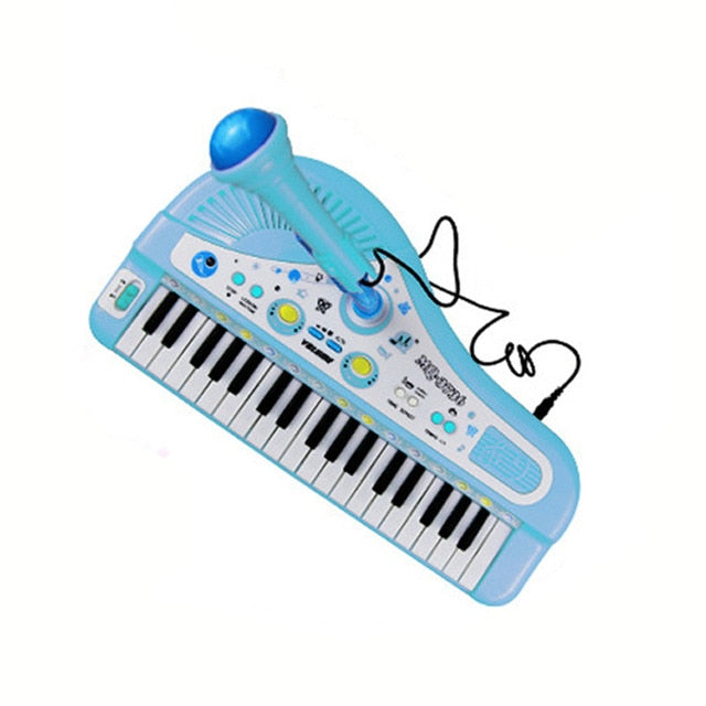 Electronic Piano With Microphone