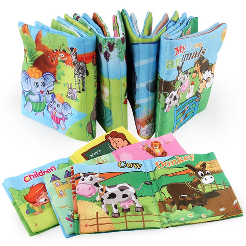 English  Animal Cloth Book