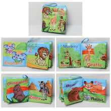 Load image into Gallery viewer, English  Animal Cloth Book