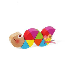Load image into Gallery viewer, Wooden Worm Puzzle