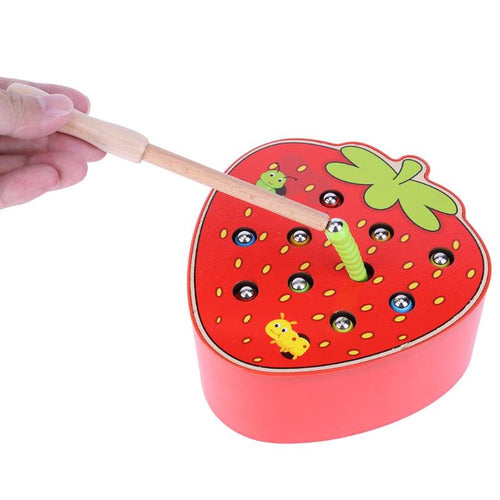 Magnetic Catch Worm Game Toy