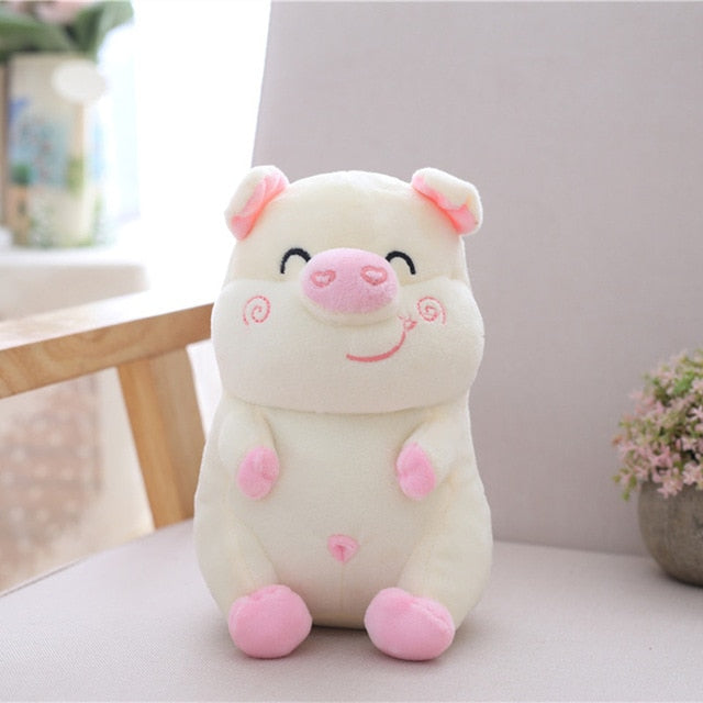 Sleeping Pig Stuffed Toy