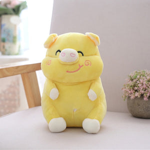 Sleeping Pig Stuffed Toy